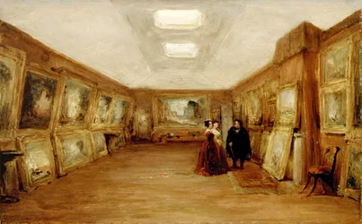Interior de la Galería de Turner, siglo XIX